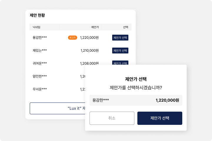 제안가 선택